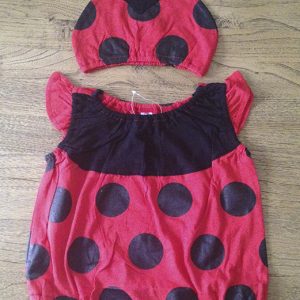 Ladybird Romper suit and Beanie